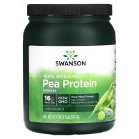 ราคา Swanson, 100% Organic Pea Protein Powder, Unflavored, 1.1 oz (503 g) (SWV-24197)