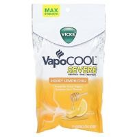 ราคา Vicks, VapoCool, Severe, Honey Lemon Chill, 45 Medicated Drops (VKS-04131)
