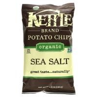 Kettle Chips Sea Salt 142g (เคทเทิล มั่นฝรั่งทอดกรอบรสเกลือทะเล 142 กรัม)