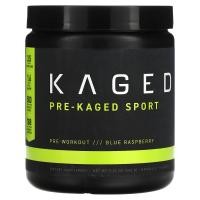 ราคา Kaged, Pre-Kaged, Sport Pre-Workout, Blue Raspberry, 9.24 oz (262 g) (KGD-47884)