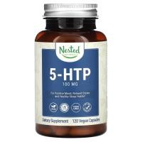 ราคา Nested Naturals, 5-HTP, 100 mg, 120 Vegan Capsules (NDN-00709)