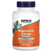 ราคา NOW Foods, Magnesium Citrate, 90 Softgels (NOW-01297)