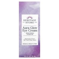 ราคา Heritage Store, Aura Glow Eye Cream, 0.5 fl oz (15 ml) (HRP-91061)