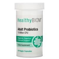 ราคา HealthyBiom, โพรไบโอติกสำหรับผู้ใหญ่ 1.5 หมื่นล้าน CFU บรรจุแคปซูลผัก 90 แคปซูล (HBI-01582)