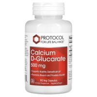 ราคา Protocol for Life Balance, Calcium D-Glucarate, 500 mg, 90 Veg Capsules (PRT-13097)
