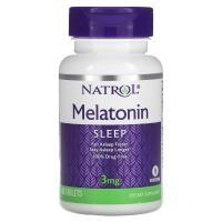 ราคา Natrol, เมลาโทนิน ขนาด 3 มก. บรรจุ 60 เม็ด (NTL-00510)