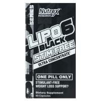 ราคา Nutrex Research, Lipo 6 Black, Ultra Concentrate, 60 Capsules (NRX-02943)