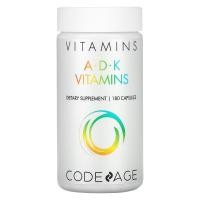 ราคา Codeage, Vitamins, A.D.K Vitamins, 180 Capsules (AGE-00823)