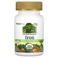 ราคา NaturesPlus, Source of Life Garden, Iron, 30 Vegan Capsules (NAP-30736)