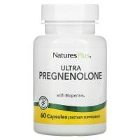 ราคา NaturesPlus, Ultra Pregnenolone, 60 Vegetarian Capsules (NAP-49694)