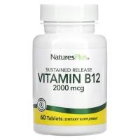 ราคา NaturesPlus, วิตามิน B12 ขนาด 2,000 มคก. บรรจุ 60 เม็ด (NAP-01730)