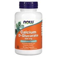 ราคา NOW Foods, Calcium D-Glucarate, 500 mg, 90 Veg Capsules (NOW-03097)