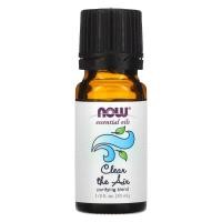 ราคา NOW Foods, Essential Oils, Clear the Air, Purifying Blend, 1/3 fl oz (10 ml) (NOW-07605)