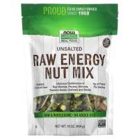 ราคา NOW Foods, Real Food, Raw Energy Nut Mix, Unsalted, 16 oz (454 g) (NOW-07030)