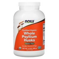 ราคา NOW Foods, Certified Organic Whole Psyllium Husks, 12 oz (340 g) (NOW-05968)
