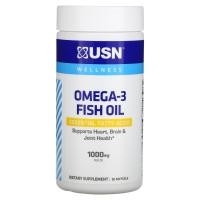 ราคา USN, Omega-3 Fish Oil, 1,000 mg, 90 Softgels (USN-93907)