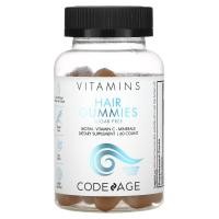 ราคา Codeage, Vitamins, Hair Gummies, Sugar Free, Biotin, Vitamin C, Minerals, Strawberry Coconut, 60 Count (AGE-12111)