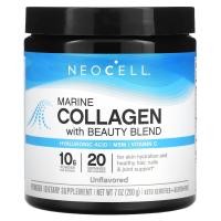 ราคา NeoCell, Marine Collagen With Beauty Blend Powder, Unflavored, 7 oz (200 g) (NEL-13270)