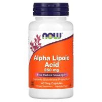ราคา NOW Foods, Alpha Lipoic Acid, 250 mg, 60 Veg Capsules (NOW-03042)