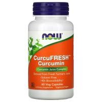 ราคา NOW Foods, CurcuFresh Curcumin, 60 Veg Capsules (NOW-04937)