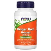 ราคา NOW Foods, Ginger Root Extract, 250 mg, 90 Veg Capsules (NOW-04689)