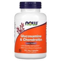 ราคา NOW Foods, Glucosamine & Chondroitin, 120 Veg Capsules (NOW-03228)