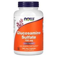 ราคา NOW Foods, Glucosamine Sulfate, 750 mg, 240 Veg Capsules (NOW-03238)