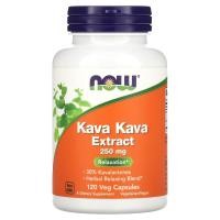 ราคา NOW Foods, Kava Kava Extract, 250 mg, 120 Veg Capsules (NOW-04717)