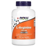 ราคา NOW Foods, L-Arginine, 700 mg, 180 Veg Capsules (NOW-00033)
