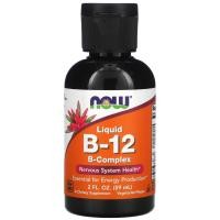 ราคา NOW Foods, Liquid B-12, B-Complex, 2 fl oz (59 ml) (NOW-00464)