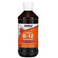 ราคา NOW Foods, Liquid B-12, B-Complex, 8 fl oz (237 ml) (NOW-00465)