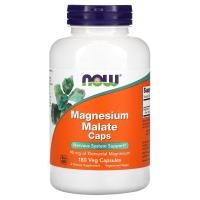ราคา NOW Foods, Magnesium Malate Caps, 180 Veg Capsules (NOW-01303)
