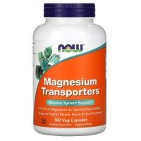 ราคา NOW Foods, Magnesium Transporters, 180 Veg Capsules (NOW-01305)