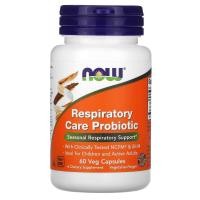 ราคา NOW Foods, Respiratory Care Probiotic, 60 Veg Capsules (NOW-02909)