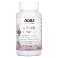 ราคา NOW Foods, Solutions, Wrinkle Rescue, 60 Veg Capsules (NOW-03367)