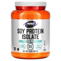 ราคา NOW Foods, Sports, Soy Protein Isolate, Natural Unflavored, 2 lbs (907 g) (NOW-02152)