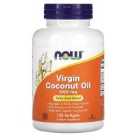 ราคา NOW Foods, น้ำมันมะพร้าวบริสุทธิ์ ขนาด 1,000 มก. บรรจุแคปซูลนิ่ม 120 แคปซูล (NOW-01718)