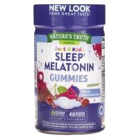 ราคา Nature's Truth, Just 4 Kids, Sleep Melatonin, Natural Cherrylicious, 1 mg, 40 Vegan Gummies (NTH-11655)