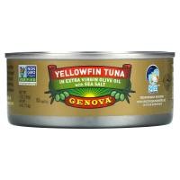 ราคา Genova, Yellowfin Tuna In Extra Virgin Olive Oil With Sea Salt, 5 oz (142 g) (GNO-13275)