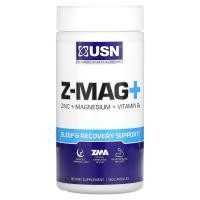 ราคา USN, Z-Mag + Zinc, Magnesium, Vitamin B6, 180 Capsules (USN-90594)