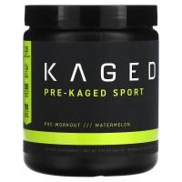ราคา Kaged, PRE-KAGED Sport, Pre-Workout, Watermelon, 9.31 oz (264 g) (KGD-47885)