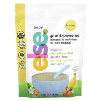 ราคา Else, Baby, Plant-Powered Almonds & Buckwheat Super Cereal, 6+ Months, Banana, 7 oz (198 g) (ESN-32315)
