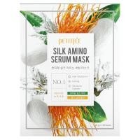 ราคา Petitfee, Silk Amino Serum Beauty Mask, 10 Sheets, 25 g Each (PTT-85003)