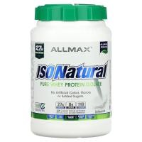 ราคา ALLMAX, IsoNatural, Pure Whey Protein Isolate, The Original, Unflavored, 2 lbs (907 g) (AMX-12192)