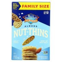 ราคา Blue Diamond, Almonds, Almond Nut-Thins, Rice Cracker Snacks, Hint of Sea Salt, 7.7 oz (218 g) (DIA-14510)