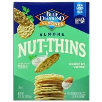 ราคา Blue Diamond, Almond Nut-Thins, Rice Cracker Snacks with Almonds, Country Ranch, 4.25 oz (120.5 g) (DIA-05404)