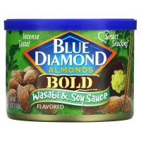 ราคา Blue Diamond, Almonds, Bold, Wasabi & Soy Sauce, 6 oz (170 g) (DIA-05234)