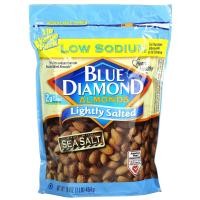 ราคา Blue Diamond, Almonds, Lightly Salted, 16 oz (454 g) (DIA-05725)