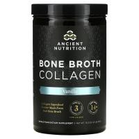 ราคา Dr. Axe / Ancient Nutrition, Bone Broth Collagen, Vanilla, 1.1 lbs (519 g) (ATN-02039)