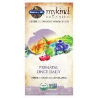 ราคา Garden of Life, MyKind Organics, Prenatal Once Daily, 90 Vegan Tablets (GOL-11857)